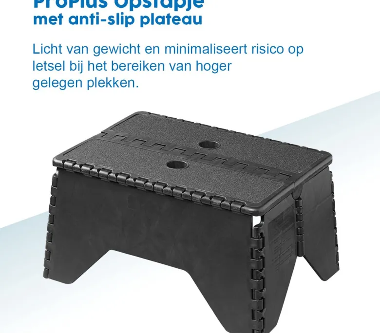 ProPlus kunststof opstapje - 42 x 29.5 x 24 cm