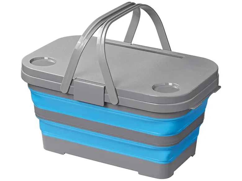 ProPlus 20 liter opvouwbare picknickmand met deksel - Blue