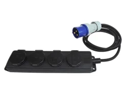 ProPlus 1,5 meter lange 4-voudige CEE stekkerdoos