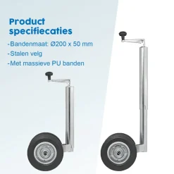 ProPlus Ø48 mm dubbel neuswiel - 55-77 cm