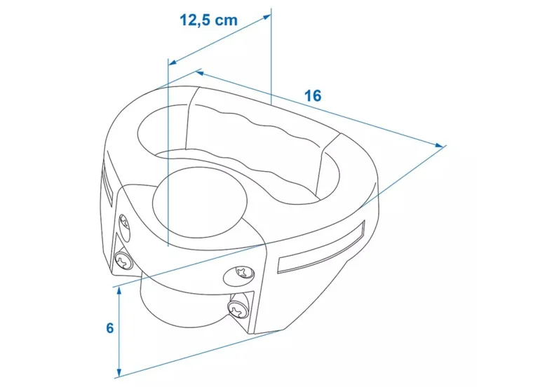 ProPlus 48 mm handgreep voor neuswiel