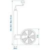 ProPlus 48 mm kunststof velg neuswiel