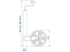 ProPlus 48 mm kunststof velg neuswiel