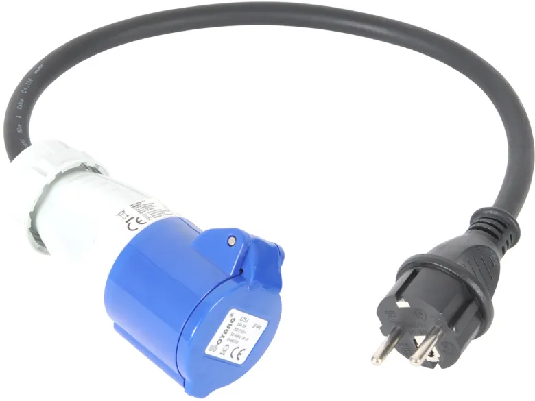 ProPlus 2,5mm² van Schuko stekker naar CEE verloopkabel