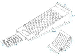 ProPlus oprijblok met wielkeg - set van 2