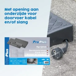 ProPlus opstaande rand oprijblok - 50 x 27 x 7 cm