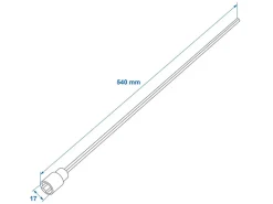 ProPlus pootuitdraaisleutel - 54 cm x 17 mm