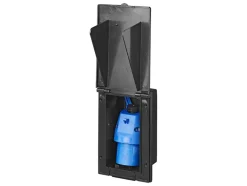 ProPlus rechthoekige CEE wandinvoerdoos - Black