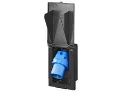 ProPlus rechthoekige CEE wandinvoerdoos - Black