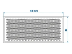 ProPlus rechthoekige zelfklevende reflector - Orange