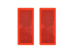 ProPlus rechthoekige zelfklevende reflector - Red