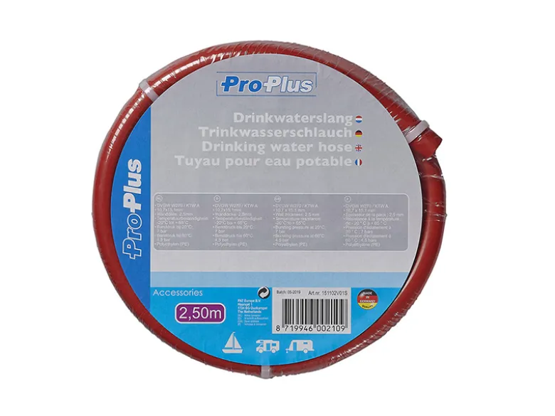 ProPlus rode drinkwaterslang - 5,0 m