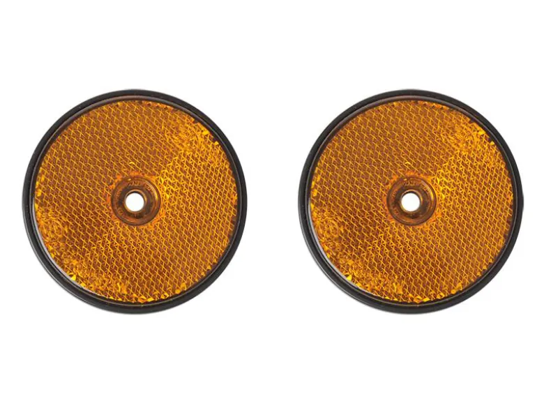 ProPlus ronde schroefbevestiging reflector - orange