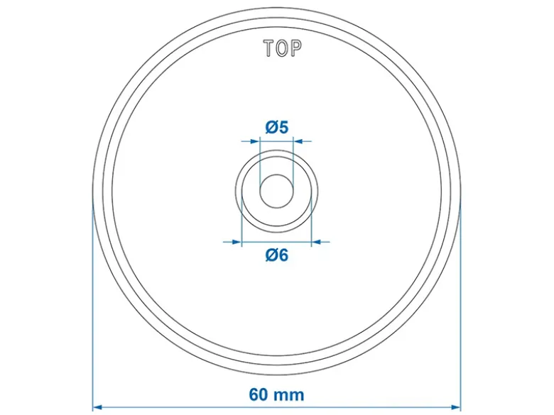 ProPlus ronde schroefbevestiging reflector - orange