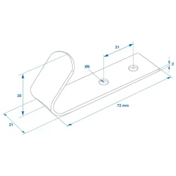 ProPlus schroefbare haken