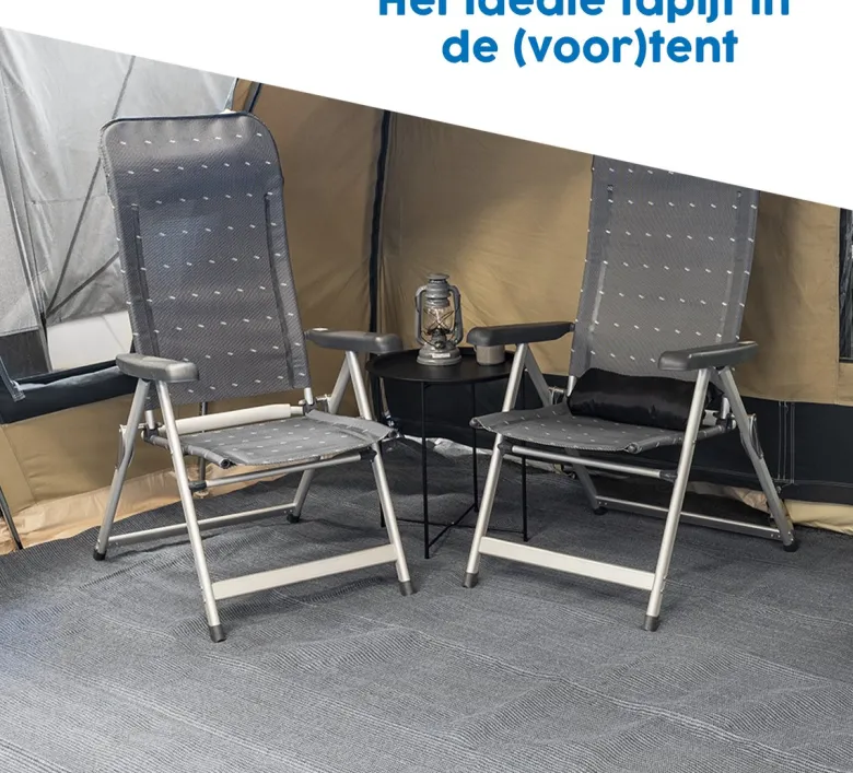 ProPlus tenttapijt 250 x 300 cm - Blue/White