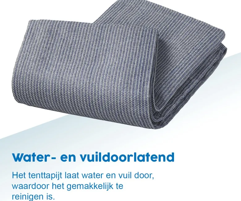 ProPlus tenttapijt 250 x 300 cm - Blue/White
