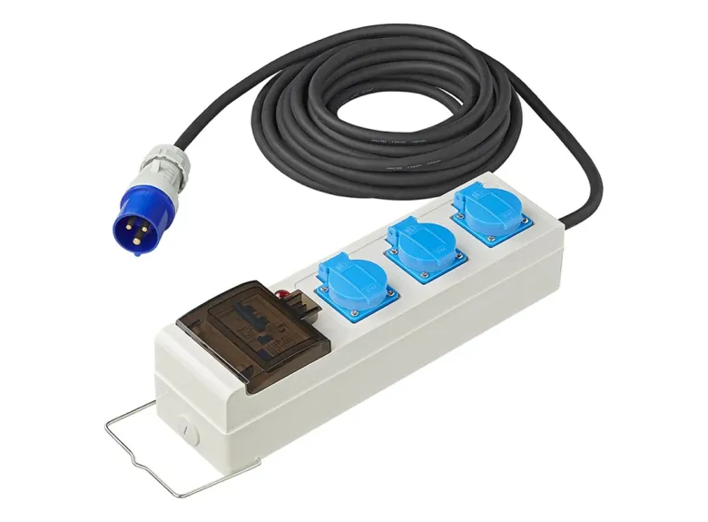 ProPlus tent/vouwwagen verdeeldoos - 10 meter