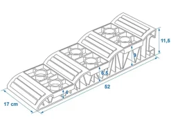ProPlus 2,5T oprijblokken - Set van 2