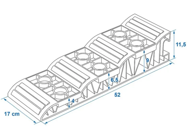 ProPlus 2,5T oprijblokken - Set van 2