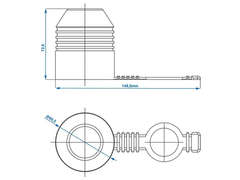 ProPlus trekhaakdop met ring
