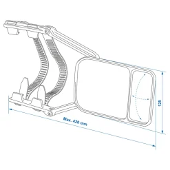 ProPlus universele duo caravanspiegel