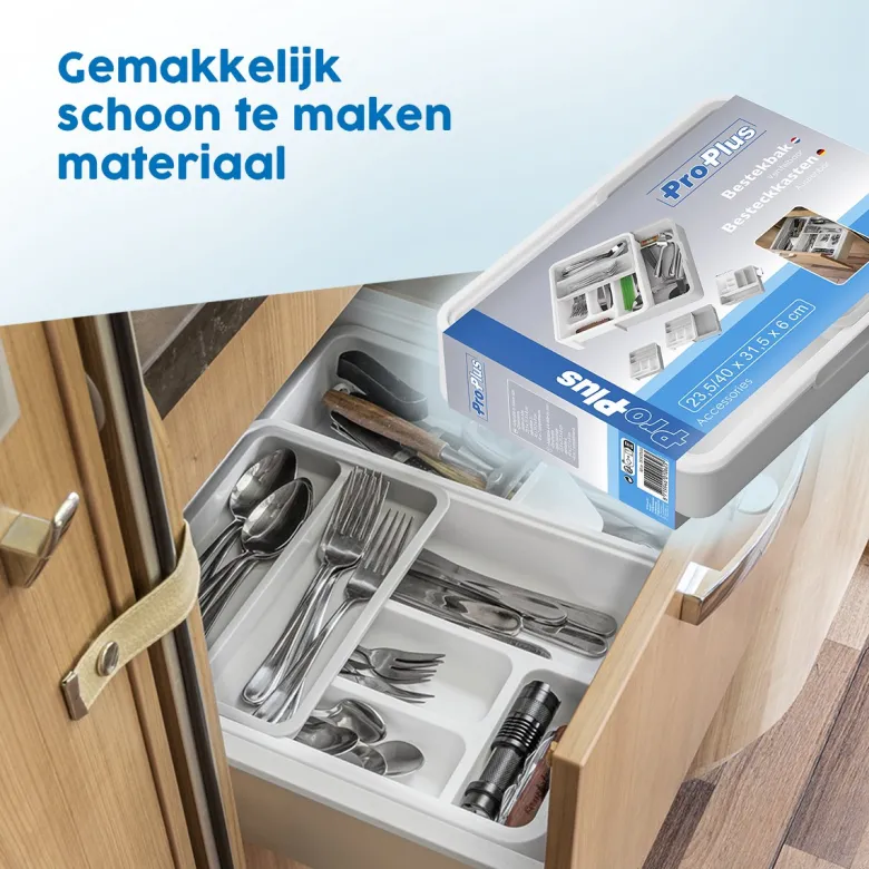 ProPlus verstelbare bestekbak - 40 x 31,5 x 6 cm
