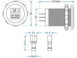 ProPlus volt- en ampèremeter