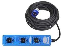 ProPlus 3-voudige CEE stekkerdoos - 10 meter