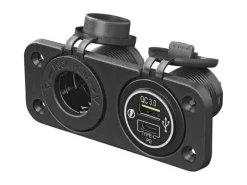 ProPlus 12V stopcontact en snelle USB laders inbouwkit