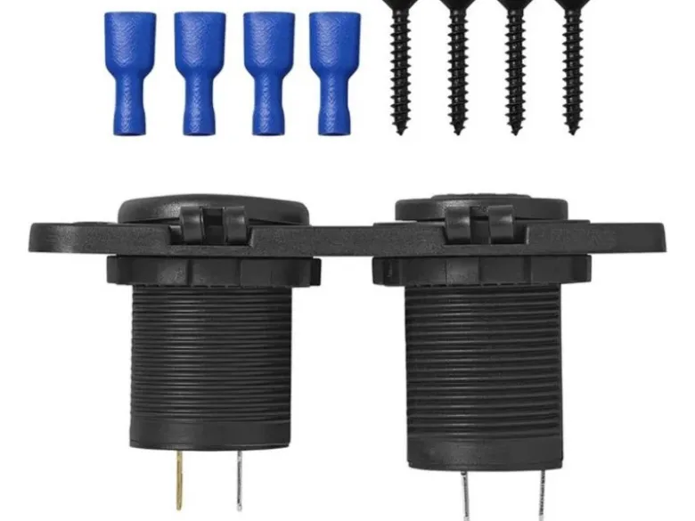 ProPlus 12V stopcontact en snelle USB laders inbouwkit