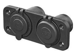 ProPlus 12V stopcontact en snelle USB laders inbouwkit