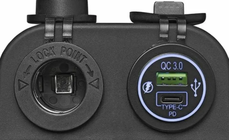 ProPlus 12V stopcontact USB en USB C opbouwkit