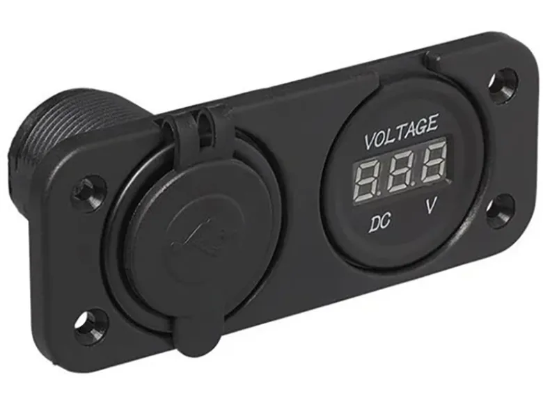 ProPlus 2x USB-A 6-30V voltmeter