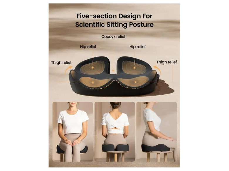 ProtoArc SC Butterfly ergonomisch zitkussen - Black