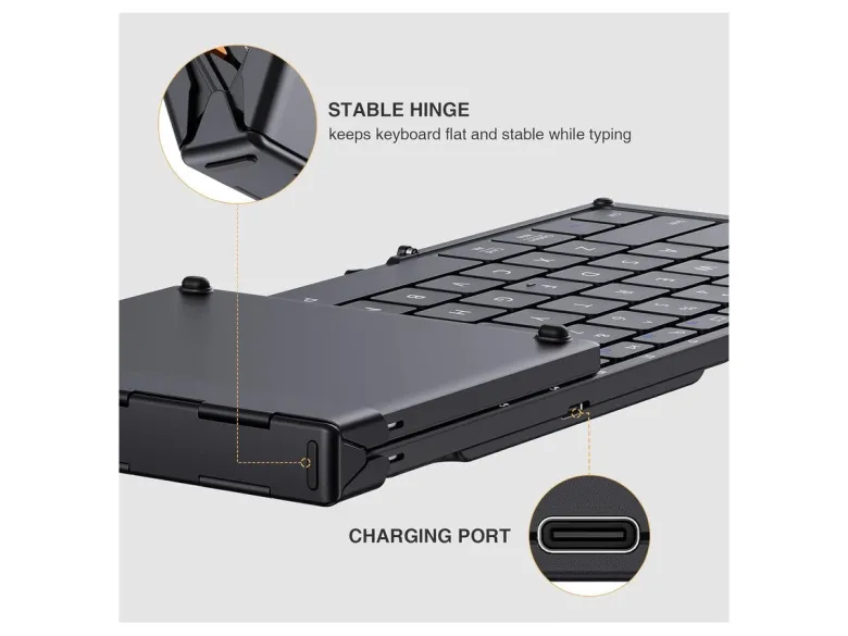 ProtoArc XK01 Opvouwbaar Bluetooth toetsenbord