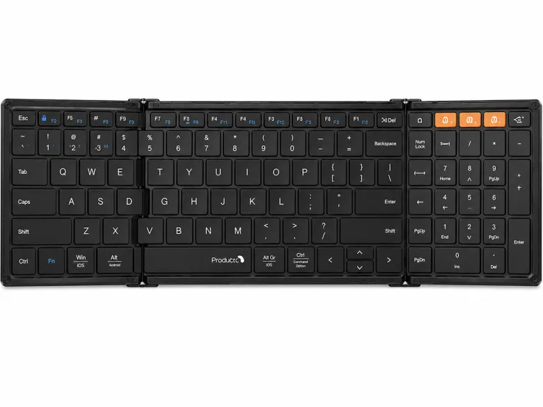 ProtoArc XK01 Opvouwbaar Bluetooth toetsenbord