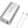 Pro-User 5000 mAh zilvere powerbank