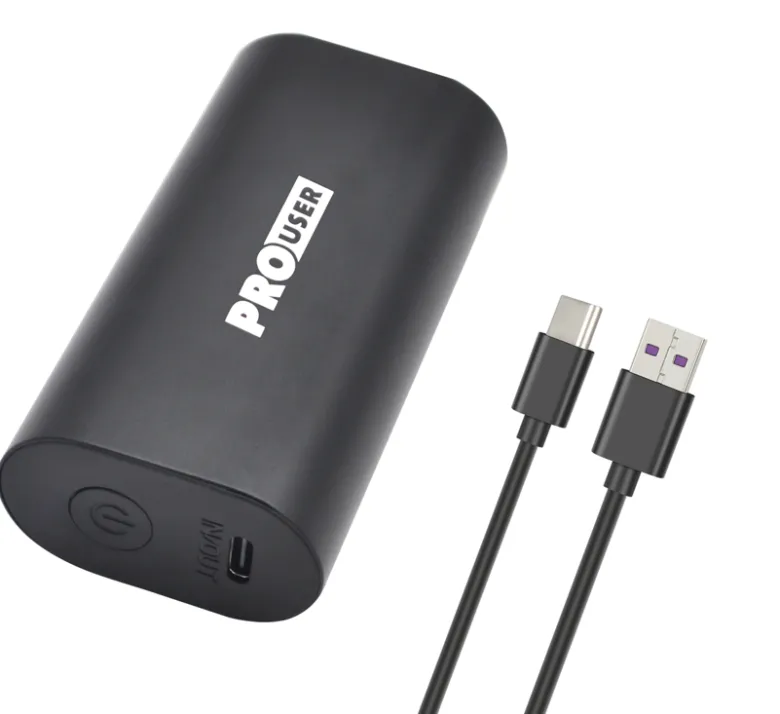 Pro-User 5000 mAh zwarte Powerbank