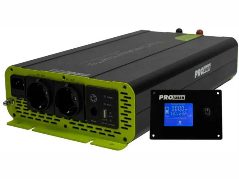 Pro-User pure sinus omvormer - 2000W