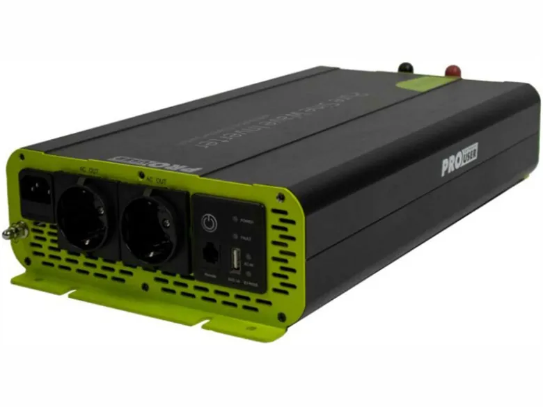 Pro-User pure sinus omvormer - 2000W