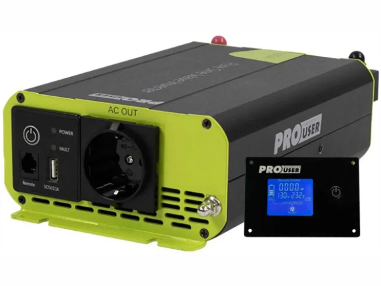 Pro-User pure sinus omvormer - 600W