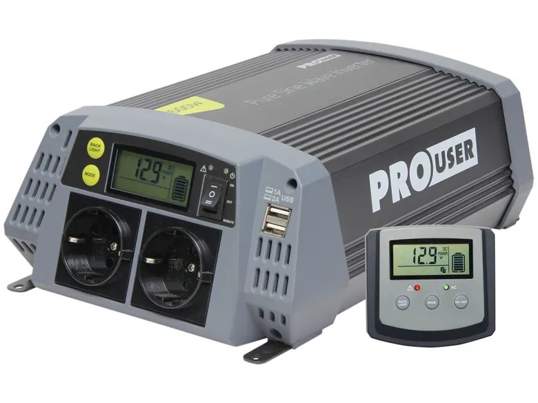 Pro-User zuivere sinus omvormer - 600 watt