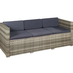 Punta Cana M polyrotan grijze loungeset