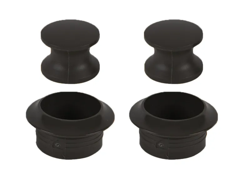 Push-lock knoppen - black