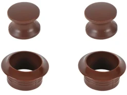 Push-lock knoppen - Brown
