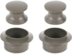 Push-lock knoppen - Grey