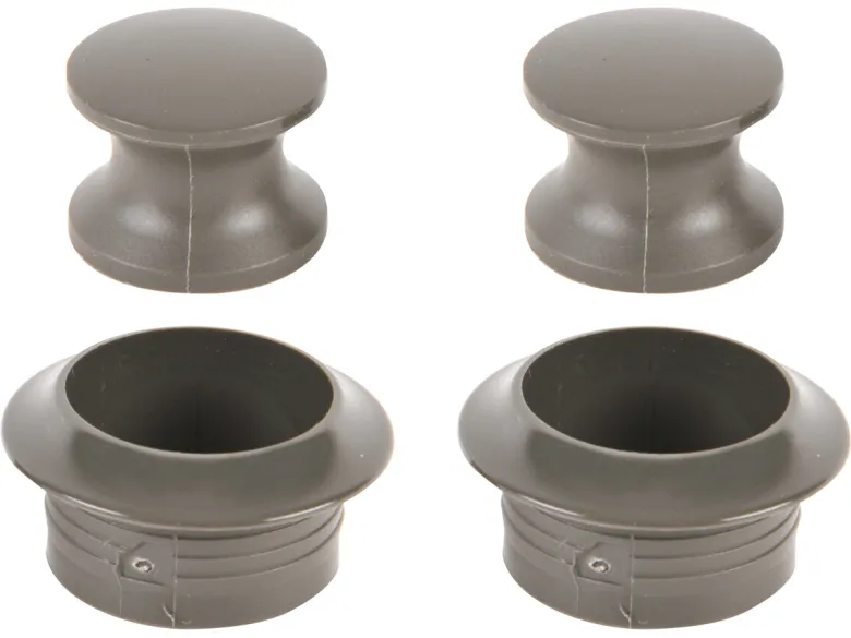 Push-lock knoppen - Grey