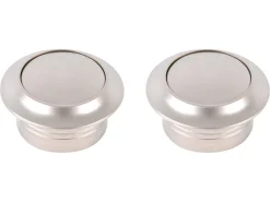 Push-lock knoppen - silver