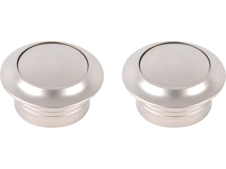 Push-lock knoppen - silver